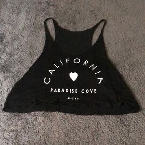 Brandy Melville Paradise Cove Crop Tank